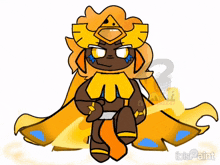 a drawing of a cartoon character with ibispaint written on the bottom