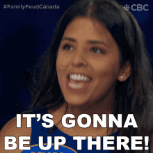 Its Gonna Be Up There Family Feud Canada GIF - Its Gonna Be Up There Family Feud Canada I Got It GIFs