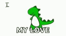 I Miss You This Much My Love Dino GIF - I Miss You This Much My Love Dino Dinosaur GIFs