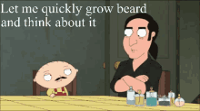 familyguy growbeard ponder beard think