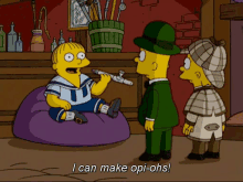 The Simpsons Opi Ohs GIF - The Simpsons Opi Ohs Smoking GIFs