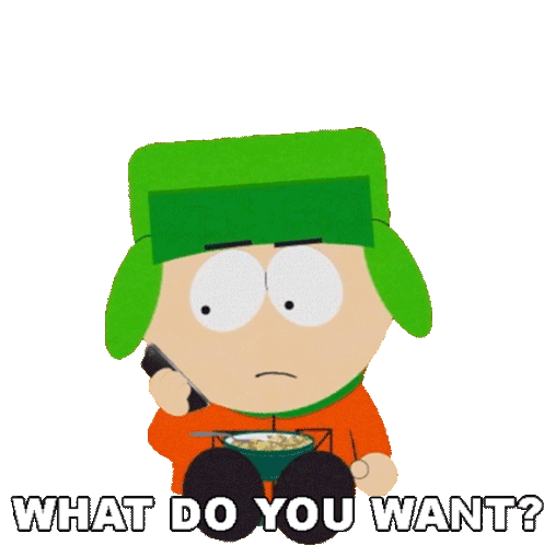 What Do You Want Kyle Sticker - What Do You Want Kyle South Park Stickers