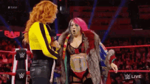 Punch In The Throat Becky Lynch GIF - Punch In The Throat Becky Lynch Wwe GIFs