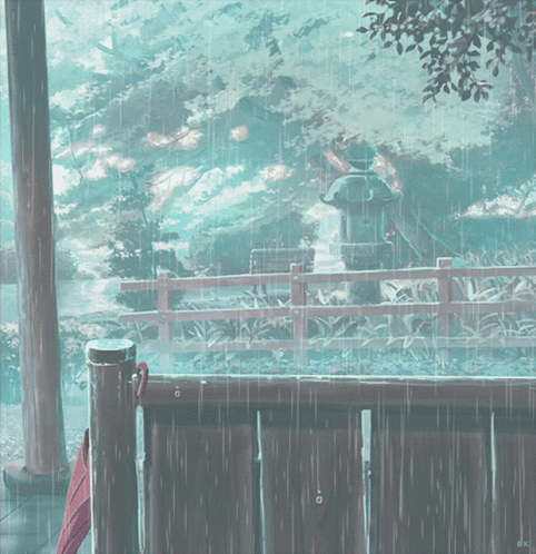 Anime Rain GIF - Anime Rain Aesthetic - Discover & Share GIFs