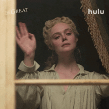 waving catherine elle fanning the great hello