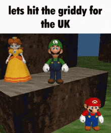 Griddy Uk Mario GIF