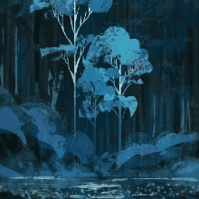Anime Raining GIF - Anime Raining Trees GIFs