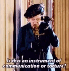 Downtown Abbey Telephone GIF