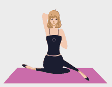 Yoga Yoga Girl GIF - Yoga Yoga Girl Workout GIFs