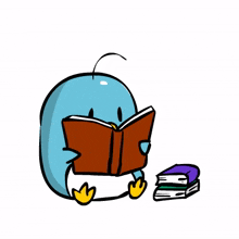 animal penguin cute book read