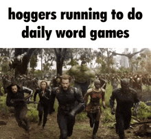 Hoggers Running To Do Daily Word Games Alliew GIF