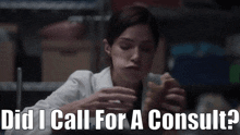 New Amsterdam Lauren Bloom GIF - New Amsterdam Lauren Bloom Did I Call For A Consult GIFs