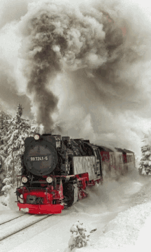 Train Snow GIF