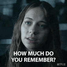How Much Do You Remember Tatiana GIF - How Much Do You Remember Tatiana 3 Body Problem GIFs