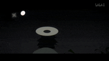 a blurry picture of a person being hit by a light with the letters bilibili on the bottom