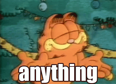 Anything GIF - Garfield Open Arms Anything GIFs