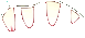 a pixel art drawing of the letters j , v , and o .