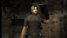 Resident Evil Leon GIF - Resident Evil Leon Phone GIFs
