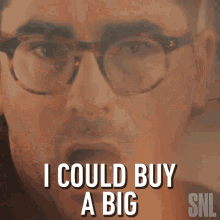 I Could Buy A Big Gross Mansion Dan Levy GIF - I Could Buy A Big Gross Mansion Dan Levy Saturday Night Live GIFs