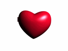 a red heart with a picture of a woman and the word iezye on the bottom