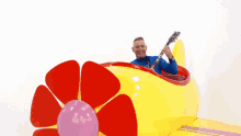 Playing Guitar Anthony Field GIF - Playing Guitar Anthony Field Blue Wiggle GIFs