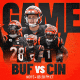 Cincinnati Bengals Vs. Buffalo Bills Pre Game GIF - Nfl National Football League Football League GIFs