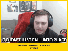 It Didnt Just Fall Into Place John Willis GIF - It Didnt Just Fall Into Place John Willis Virge GIFs