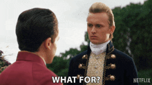 What For Reynolds GIF - What For Reynolds Queen Charlotte A Bridgerton Story GIFs