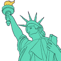 Moveon Statue Of Liberty Sticker - Moveon Statue Of Liberty Lady Liberty Stickers