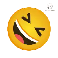 a smiley face with tears coming out of its eyes