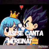 a cartoon of a girl with a crown on her head