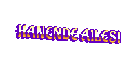 hanende ailesi is written in purple and yellow letters