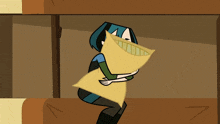 Total Drama Island Crying In Pillow GIF - Total Drama Island Crying In Pillow Gwen GIFs
