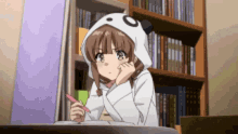 concentrate focus thinking school anime