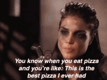 pizza octavia blake the100 marie avgeropoulos