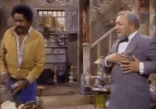 Shock Red Fox The Big One GIF - Sanford And Son Chest Pain Heart Attack GIFs