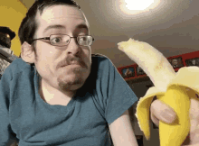 Eating Banana Ricky Berwick GIF - Eating Banana Ricky Berwick Fall GIFs
