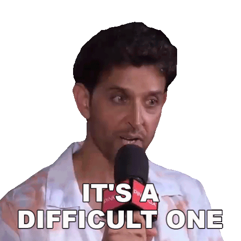 It'S A Difficult One Hrithik Roshan Sticker - It'S A Difficult One Hrithik Roshan Pinkvilla Stickers
