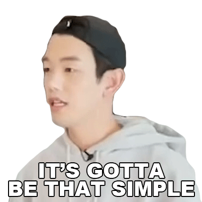 Its Gotta Be That Simple Eric Nam Sticker - Its Gotta Be That Simple Eric Nam Eric Nam에릭남 Stickers