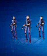 a video game character is jumping in the air with her arms outstretched
