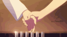 Anime Hand Holding GIF - Anime Hand Holding Love Live GIFs