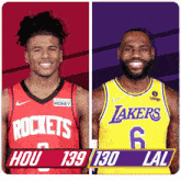 Houston Rockets (139) Vs. Los Angeles Lakers (130) Post Game GIF