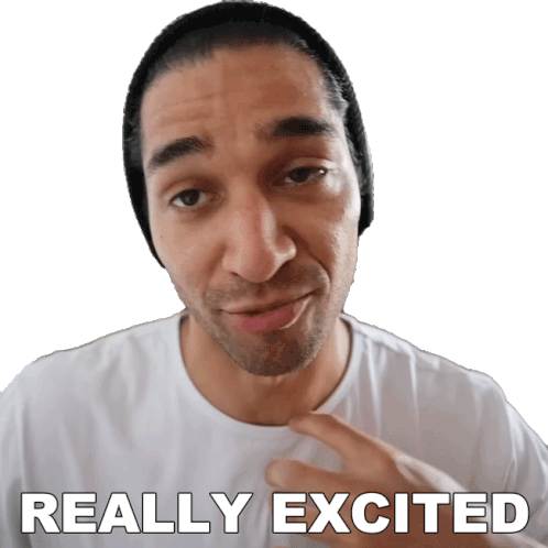 Really Excited Wil Dasovich Sticker - Really Excited Wil Dasovich Im So Thrilled Stickers