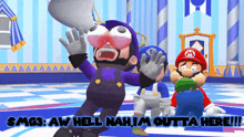 Smg4 Smg3 GIF - Smg4 Smg3 Aw Hell Naw Im Outta Here GIFs