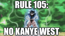 Rule105 Goku GIF - Rule105 Goku No Kanye GIFs