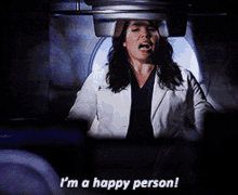 Greys Anatomy Callie Torres GIF - Greys Anatomy Callie Torres Im A Happy Person GIFs