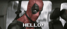Deadpool Hello GIF - Deadpool Hello Hi GIFs