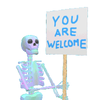 You Are Welcome Sticker - You Are Welcome Stickers