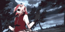 怒り　ナルト　サクラ GIF - Naruto Sakura Fury GIFs