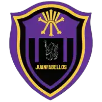 a purple shield with juanfabellos written on the bottom